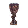 Ruth Thompson Flame Blade Red Fire Dragon Goblet Glass | Gothic Giftware - Alternative, Fantasy and Gothic Gifts