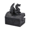 Sacred Keeper Dragon Treasure Chest 14.5cm | Gothic Giftware - Alternative, Fantasy and Gothic Gifts