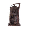 Santa Muerte's Throne Bronze Figurine 22cm | Gothic Giftware - Alternative, Fantasy and Gothic Gifts