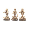 See No, Hear No, Speak No Three Wise Skeletons Figurines | Gothic Giftware - Alternative, Fantasy and Gothic Gifts