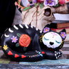 Sleepy Sugar Figurine Mexican Day of the Dead Sugar Skull Cat Ornament | Gothic Giftware - Alternative, Fantasy and Gothic Gifts