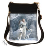 Small Gothic Winter Guardians Fantasy Wolf Shoulder Bag by Anne Stokes | Gothic Giftware - Alternative, Fantasy and Gothic Gifts