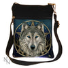 Small The Wild One Fantasy Wolf Shoulder Bag by Lisa Parker | Gothic Giftware - Alternative, Fantasy and Gothic Gifts