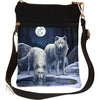Small Warriors Of Winter Wolf Shoulder Bag by Lisa Parker | Gothic Giftware - Alternative, Fantasy and Gothic Gifts