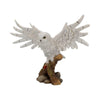 Snowy Rest Beautiful Snowy Owl Figure 38cm | Gothic Giftware - Alternative, Fantasy and Gothic Gifts