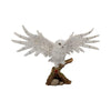 Snowy Rest Beautiful Snowy Owl Figure 38cm | Gothic Giftware - Alternative, Fantasy and Gothic Gifts