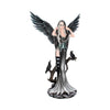 Sorrel Large Dark Angel Fairy and Raven Figurine | Gothic Giftware - Alternative, Fantasy and Gothic Gifts