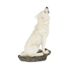 Storms Cry Howling White Wolf Figure 20cm | Gothic Giftware - Alternative, Fantasy and Gothic Gifts