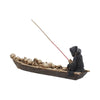The Ferryman Grim Reaper River Styx Skeleton Incense Holder | Gothic Giftware - Alternative, Fantasy and Gothic Gifts