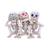 Three Wise Calaveras Skeleton Figurine 20.3cm | Gothic Giftware - Alternative, Fantasy and Gothic Gifts