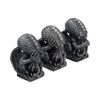 Three Wise Cthulhu Figurines 7.6cm | Gothic Giftware - Alternative, Fantasy and Gothic Gifts