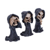 Three Wise Reapers 11cm See No Hear No Speak No Evil Cartoon Grim Reapers | Gothic Giftware - Alternative, Fantasy and Gothic Gifts