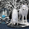 Warriors of Winter Wolf Figurine by Lisa Parker Snowy Wolf Ornament | Gothic Giftware - Alternative, Fantasy and Gothic Gifts
