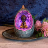 Zen Geode Baby Buddha Crystal Backflow Incense Burner | Gothic Giftware - Alternative, Fantasy and Gothic Gifts