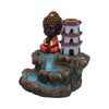 Zen Temple Buddha River Backflow Incense Cone Burner 13cm | Gothic Giftware - Alternative, Fantasy and Gothic Gifts