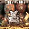 Harry Potter Hogwarts Crest Silver Weighted Hanging Ornament 6cm