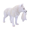Winter Bond Mother Wolf and Pup Figurine 30cm